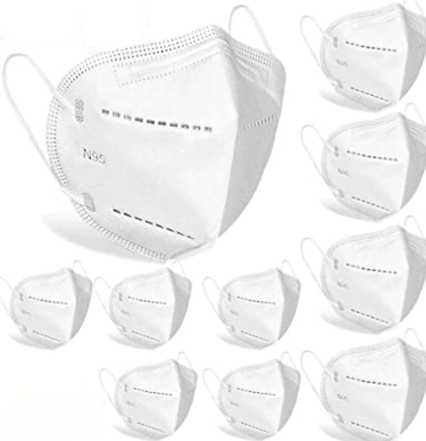 10PCS N95 MASK, 10PCS N95 Face Masks – High-Protection Respirator for Safety & Comfort (794)