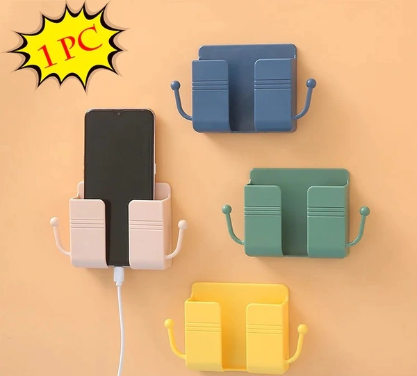 1PCS MOBILE WALL STAND HOOK, 1PC Mobile Wall Stand Hook – Space-Saving Phone Holder (1144)