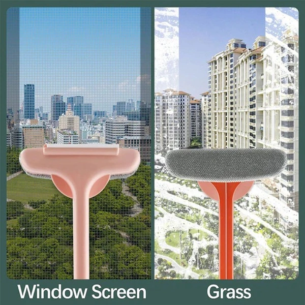 2IN1 WINDOW WIPER, 2-in-1 Window Wiper – Glass Cleaning Tool with Wiper & Sponge (998)