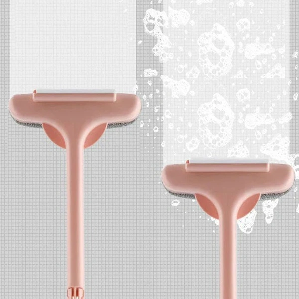 2IN1 WINDOW WIPER, 2-in-1 Window Wiper – Glass Cleaning Tool with Wiper & Sponge (998)