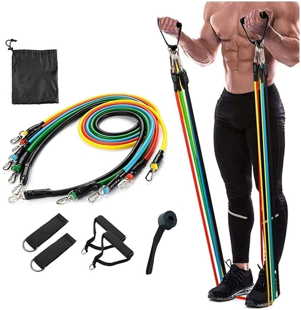 11PCS GYM ROPE EXERCISE, 11PCS Gym Rope Exercise Set – Full-Body Workout Kit (820)