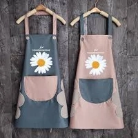 APPRON, KITCHEN APPRON, Waterproof Kitchen Apron - Oil & Stain Resistant Cooking Apron with Adjustable Straps (1285)