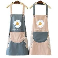 APPRON, KITCHEN APPRON, Waterproof Kitchen Apron - Oil & Stain Resistant Cooking Apron with Adjustable Straps (1285)