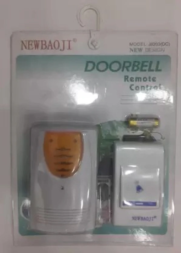 WIRELESS DOOR BELL, Wireless Doorbell – Convenient, Easy Installation & Long-Range Connectivity (523)