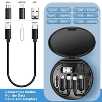 5IN1 CHARGING CABLE,  5-in-1 Multi Charging Cable – Universal Fast Charging Solution (1359)