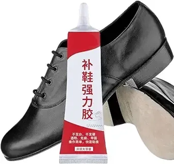 SHOE GLUE Shoe Glue for Shoe Repair Glue, Waterproof Quick-drying, Instant Footwear Repair Adhesive Strong & Flexible Fabric Glue Sole Repair Shoe Patch Glue (60ml, Pack of 1) (1947)