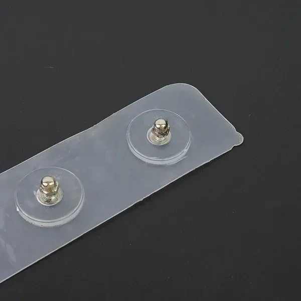 3IN1 NAIL STICKER,Adhesive Wall Hooks – Heavy Duty Transparent Hook with Screw Sticker (3 Hook, 1 Pc) | Non-Trace, Reusable & Strong Grip(2420)