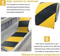 ANTI SLIP TAP 5CM X 5M Y,  Heavy-Duty Grip Tape for Stairs, Ramps, Floors & Walkways – Waterproof Safety Traction Tape (1737)-S1375