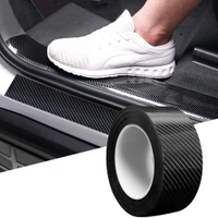CAR DOOR SILL TAP 5CM*5M, Car Door Sill Tape 5CM*5M | Black Carbon Fiber Waterproof Protective Strip, Door Edge Guard Cover(2558)