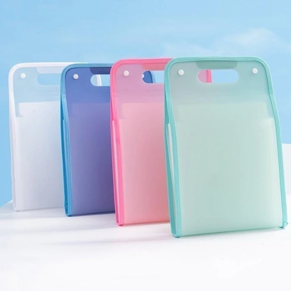 FILE BAG, 13-Layer Expanding File Folder – A4 Document Organizer with Button Closure | Portable Multi-Layer Paper Storage Bag for Students & Office(2758)