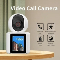 VIDEO CALLING CAMERA, 1080P Full HD WiFi Video Calling PT Camera with AI Auto Tracking, 2.8 Inch HD Display & Two-Way Video Calling – Smart Human & Pet Detection Camera for Baby Monitoring and Home Security(3073)