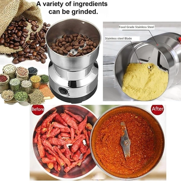 NIMA ELECTRIC GRINDER, Powerful Electric Grinder for Coffee, Spices & Dry Ingredients(285)