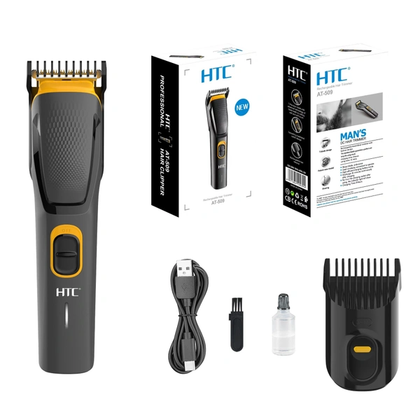 HTC TRIMMER 509, HTC AT-509 USB Cordless Beard Trimmer & Hair