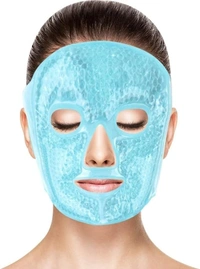 ICE FACE MASK, Cold Face Eye Mask – Reusable Hot & Cold Ice Compress Mask for Dark Circles, Puffiness, Migraine, Headache & Stress Relief (Cooling Face Mask for Women)(2951)