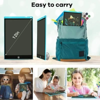 12 INCH TABLET, LCD Writing Tablet for Kids 12 Inch | Colorful Erasable Drawing Board & Doodle Pad | Learning & Educational Toys for Girls Age 3-7 | Christmas & Birthday Gift(2511-S2752