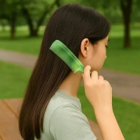 10PCS HAIR COMB SET,  Professional Styling Tools for All Hair Types (2251)    - Pack of 10