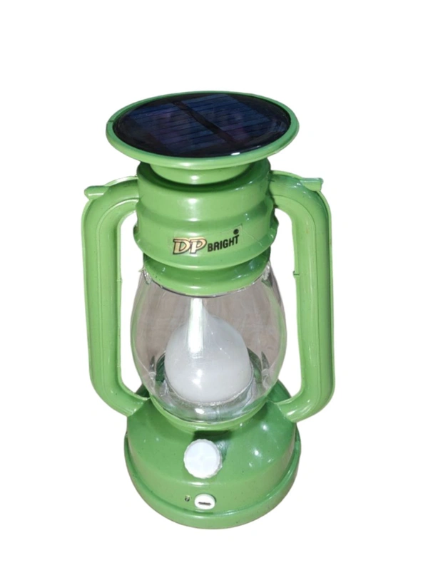 Solar Led Lantern l Rechargeable Night Lamp l Solar Rechargeable Batti Light – LED Emergency Lamp for Home, Temple & Outdoor Use – Long Battery Backup, Energy-Saving, Portable(260)