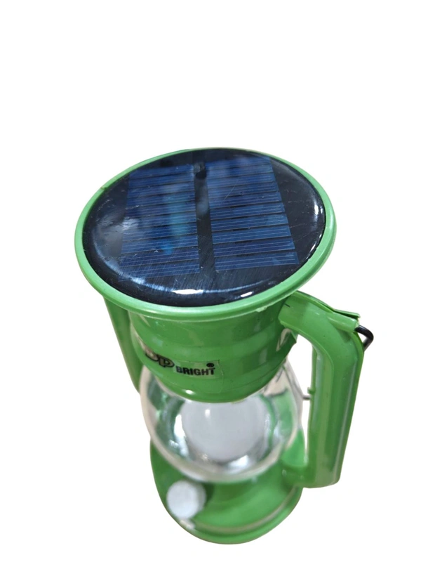 Solar Led Lantern l Rechargeable Night Lamp l Solar Rechargeable Batti Light – LED Emergency Lamp for Home, Temple & Outdoor Use – Long Battery Backup, Energy-Saving, Portable(260)