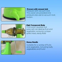 HEALTH JUICER, Supermom Manual Fruit & Vegetable Juicer | Multi-Functional Hand Juicer for Healthy Drinks (1 Pc)(2527)