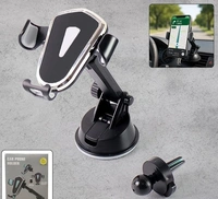 UNI. CAR MOBILE HOLDER, Universal Car Mobile Holder with Adjustable Arm | 360° Rotation Phone Mount for Dashboard & Windshield(2421)