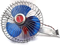 12W DC FAN, Automotive 12V DC 6-Inch Power Fan – High-Speed Cooling Fan for Car, Jeep, Truck, SUV, Bus & RV | Compact Portable Electric Fan(877)