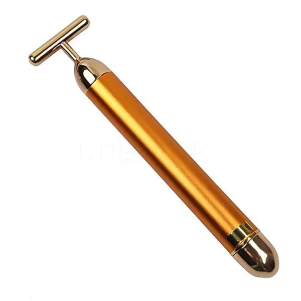 GOLDEN FACE MASSAGER, Vibrating Face Massage Beauty Bar  Rejuvenate Your  Skin Effortlessly (2093)