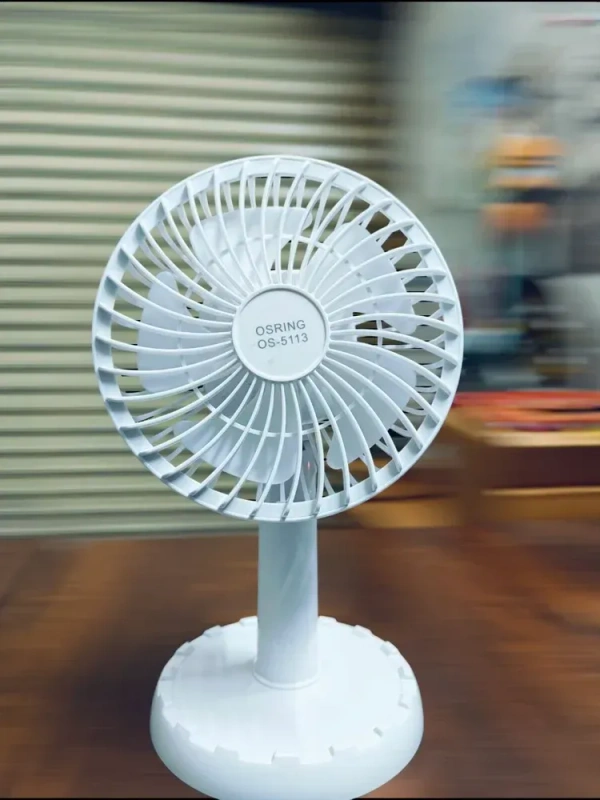 Roted Fan Mini Usb Rechargeable Rotating Cool Fan Osring 5113f (2192)
