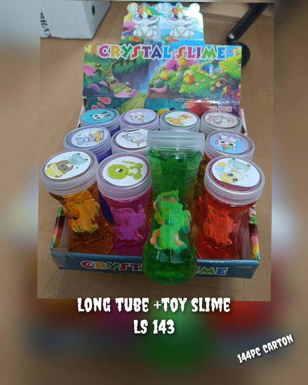 Long Tube Toy Slime LS 143 12 Pcs Box 
