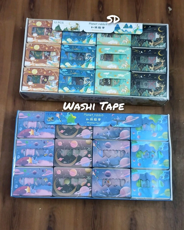 Washi tape 12pc pack - 12 PCS AND ABOVE