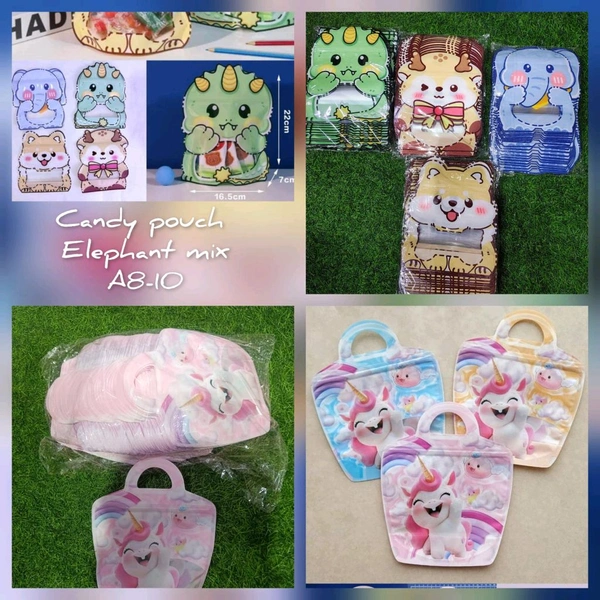 Candy pouch elephant (50pc pack) - 50 pcs pack and above