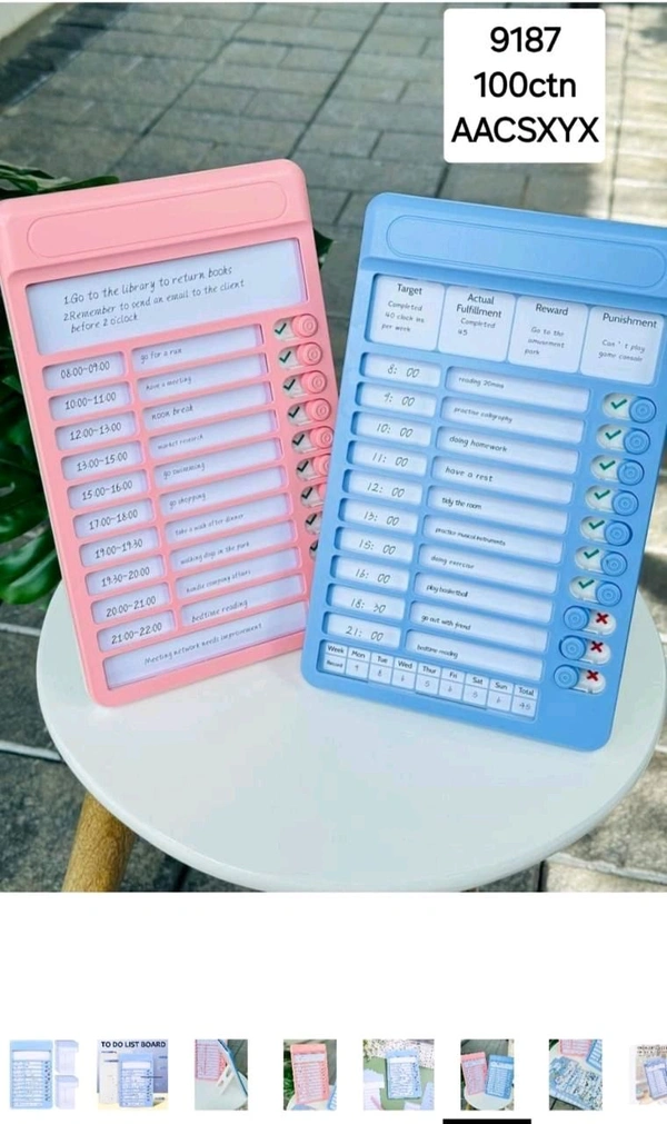 habit tracker - below 12 pcs