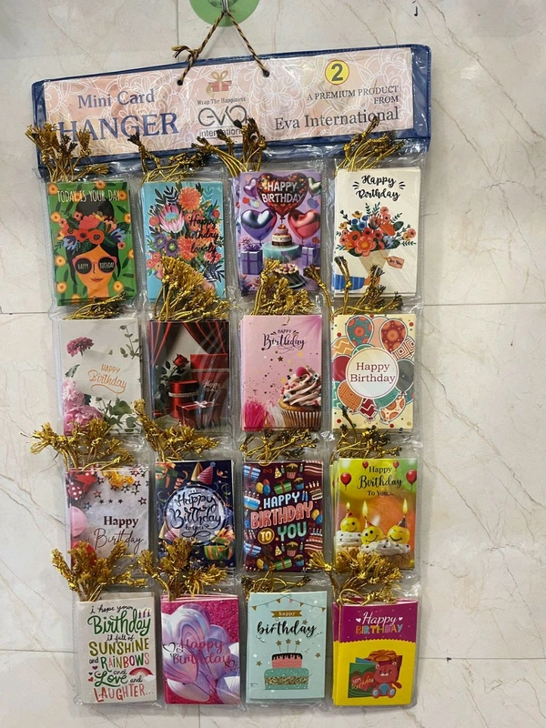 Mini card Gift tag (128pc) - below 10 pkt