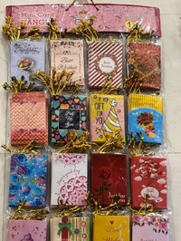 Mini card Gift tag (128pc) - below 10 pkt