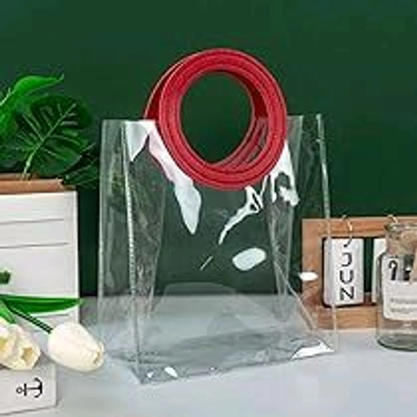Premium Transparent/ translucent Gift Bags with Handle Small (8*9 inches)
- 50 pcs below