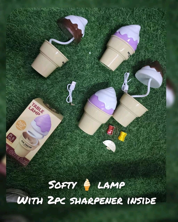 Softy lamp With sharpener inside
- below 6 pcs