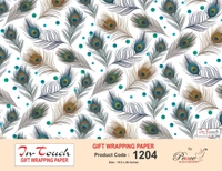 Gift Wrapping Sheet Flowers - 3 pcs and above