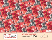 Gift Wrapping Sheet Flowers - 3 pcs and above