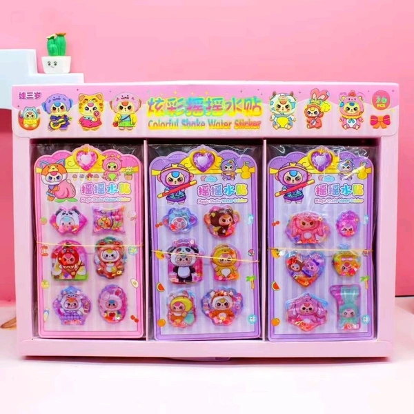 Magic Water sticker (36 card Box) - 36 pcs box