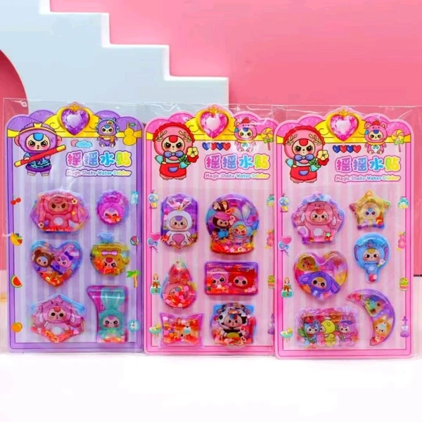 Magic Water sticker (36 card Box) - 36 pcs box