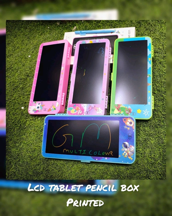LCD PENCIL BOX 1 DOOR PRINTED - 12 pcs and above