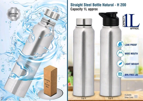 Steel fridge bottle 1000ml
- BELOW 6 PCS