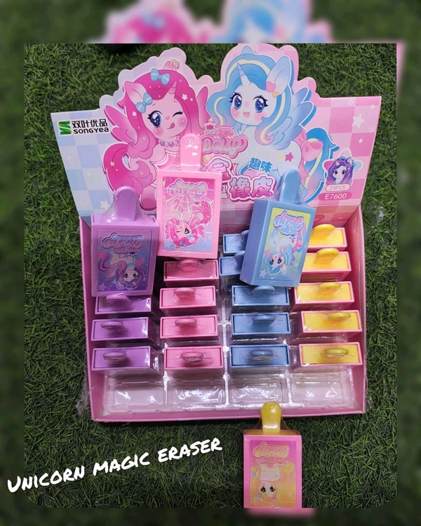 unicorn magic eraser (24pc box)