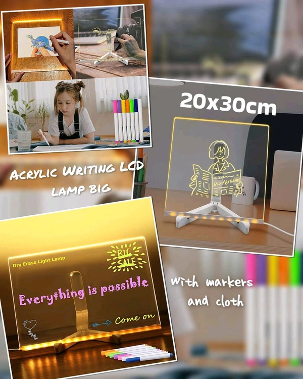 3D Acrylic Lamp big - 6 pcs and above