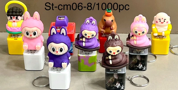 labubu light keychain