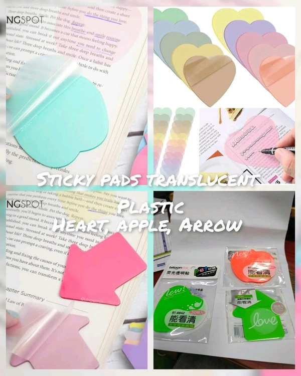 Plastic Sticky Note - 60 pcs and above