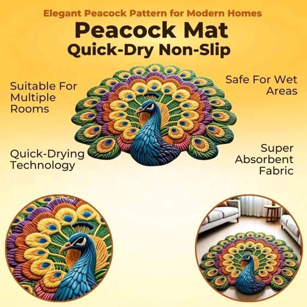 Peacock Mat - 12 pcs and above