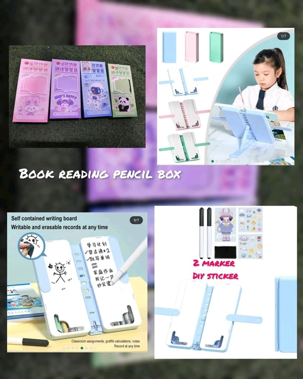 Book Reading Pencil Box