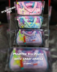 Monster pencil pouch Box packing