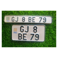 Bike IND Number Plate - BIKE, Only Front Side