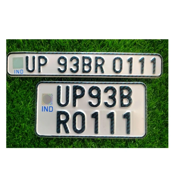 Bike IND Number Plate - BIKE, Front Side + Back Side